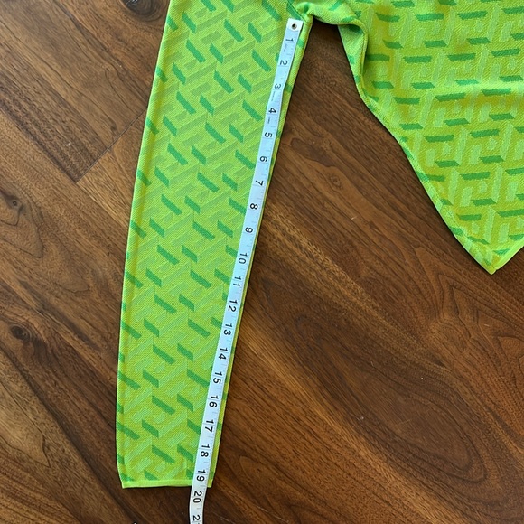 Versace La Greca Jacquard Mock Neck Silk Blend Sweater - Picture 13 of 16